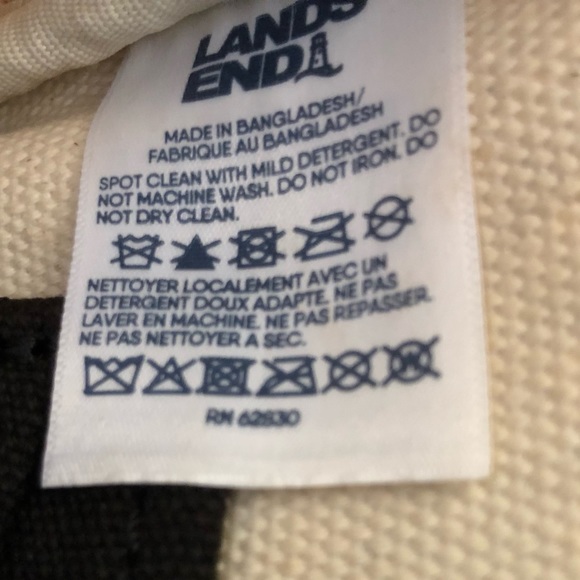 NWT Lands End Small Canvas Zipper Pouch/Wristlet - Picture 5 of 7